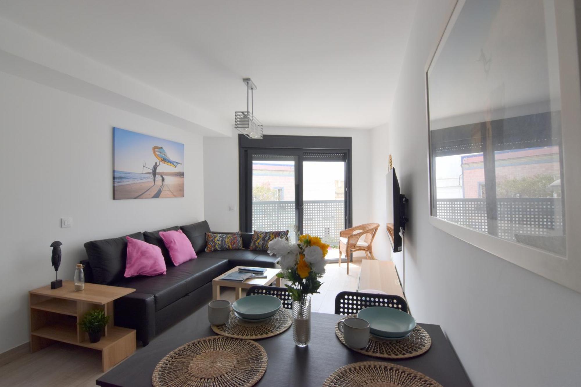 Complete Apartment In Tarifa Center Exteriör bild